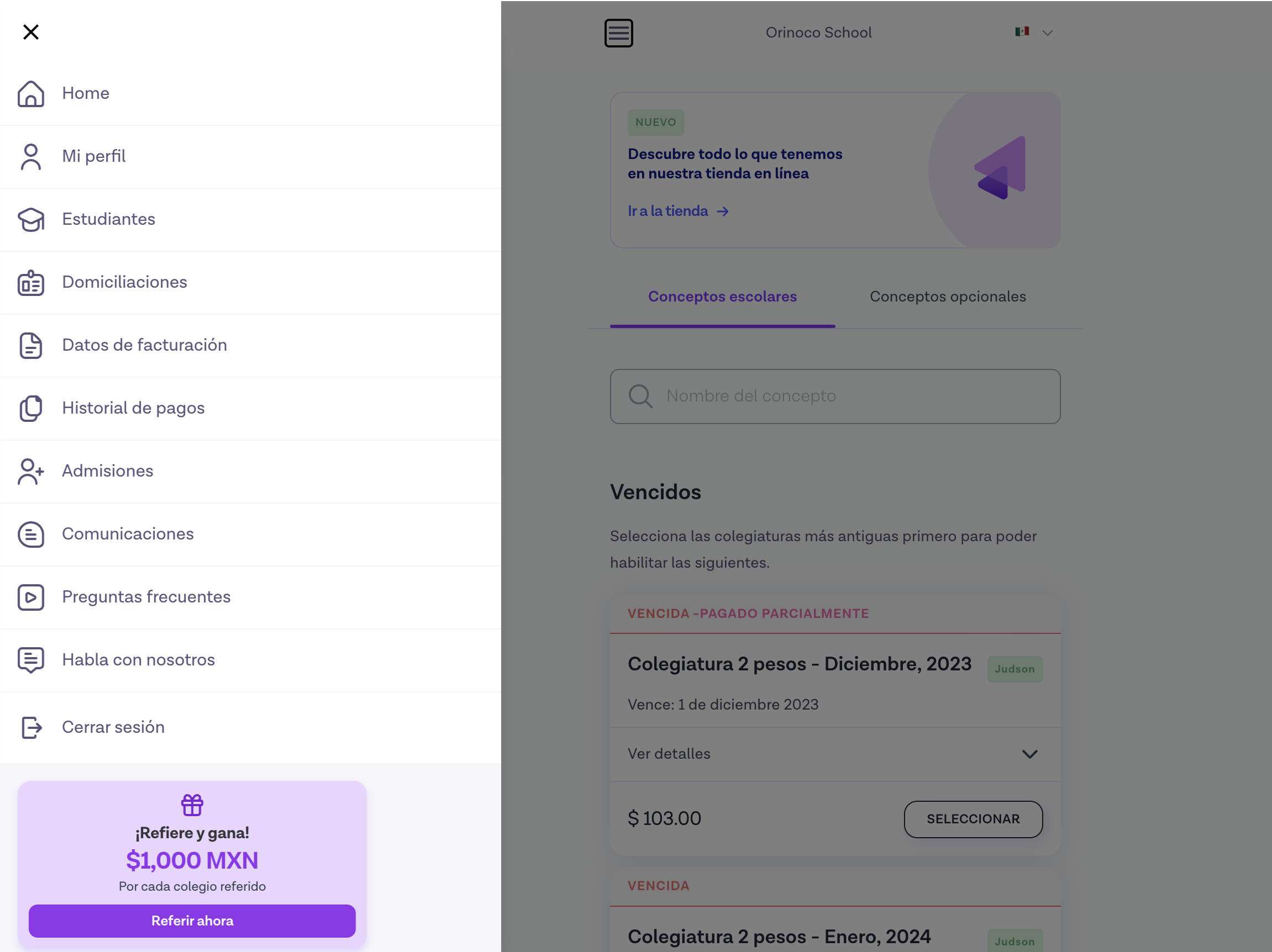 Cometa Checkout flow